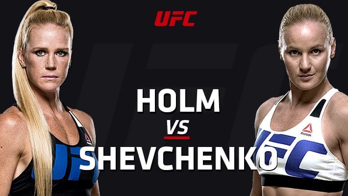 UFC on FOX 20 Holm vs Shevchenko