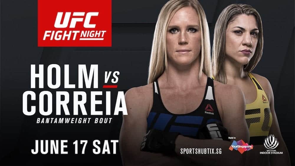 UFC Fight Night 111 Singapore Holly Holm Bethe Correia MMAnytt