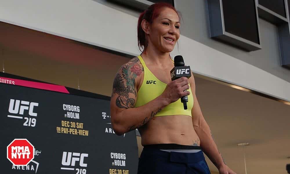 Cris Cyborg Cristiane Justino UFC 219 MMA WMMA MMAnytt