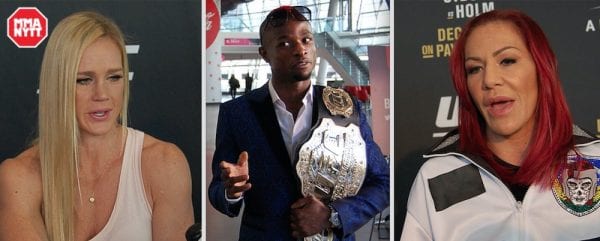 Holly Holm Marc Diakiese Cris Cyborg Cristiane Justino UFC 219 MMA MMAnytt