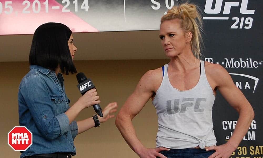 Holly Holm UFC 219 – Foto: Stefan Romare/MMAnytt