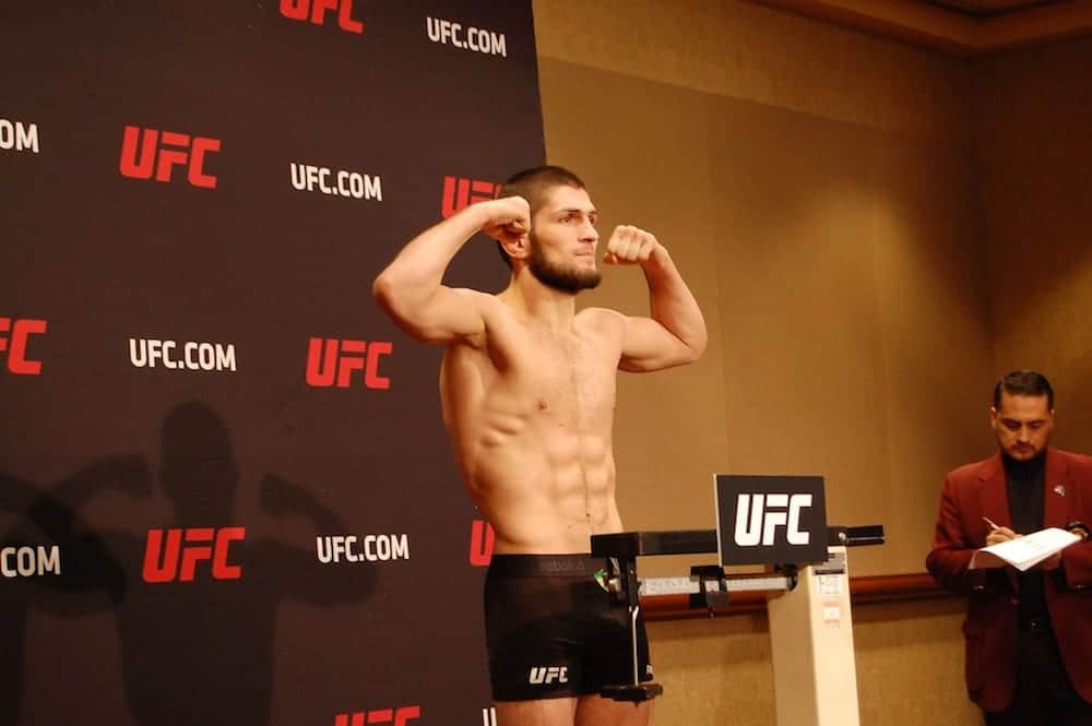 Khabib Nurmagomedov UFC 219 Weigh In MMA MMAnytt