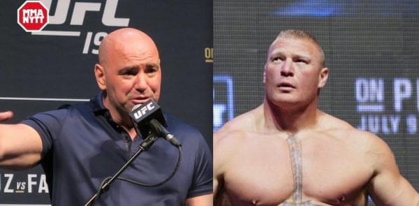 Dana White Brock Lesnar UFC 2018 MMA WWE MMAnytt