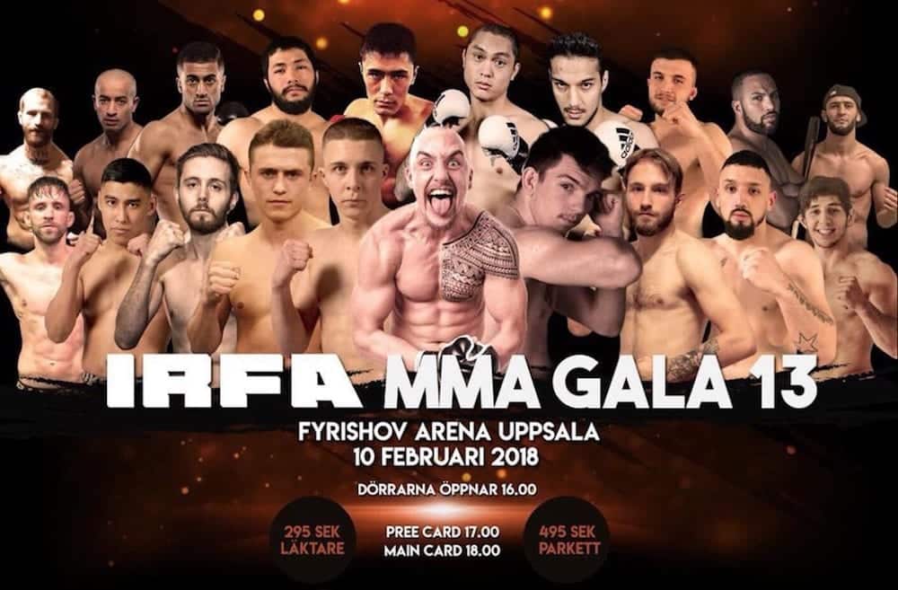 IRFA 13 IRFA MMA GALA 13 International Ring Fight Arena MMAnytt