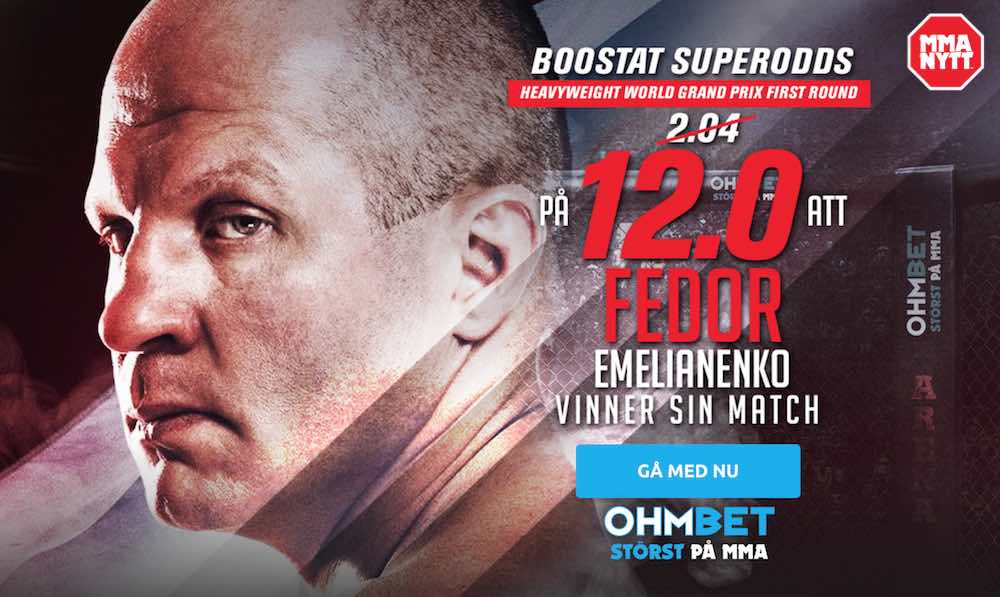 Fedor Emelianenko Ohmbet MMAnytt