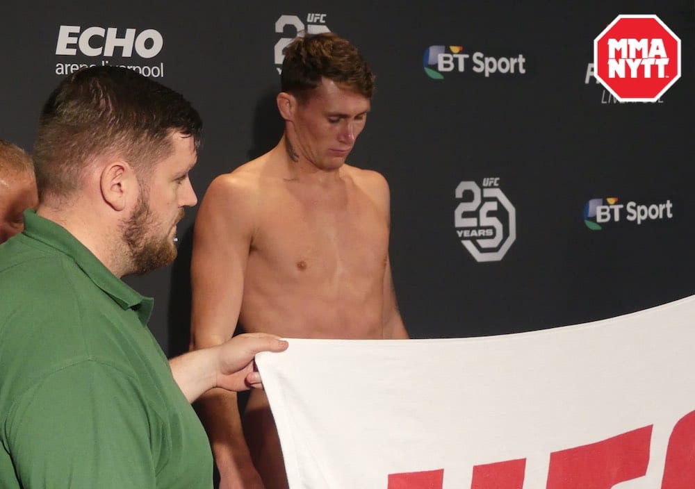 Darren Till Weigh In UFC Liverpool MMAnytt