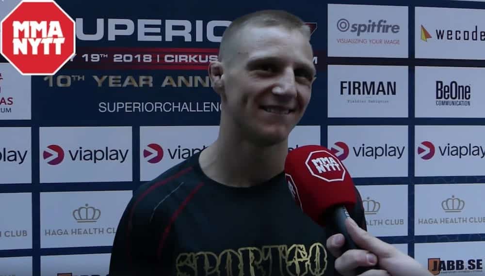 Tobias Harila Superior Challenge 17 MMA MMAnytt