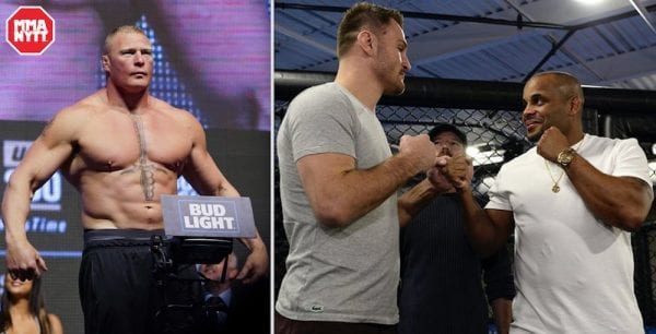 Brock Lesnar Stipe Miocic Daniel Cormier UFC 226 MMA Comeback WWE MMANytt