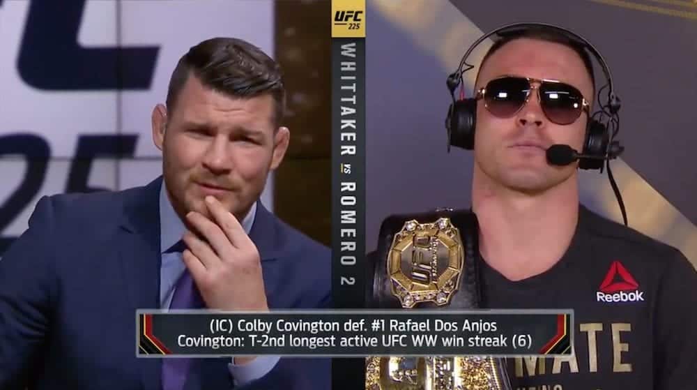 Michael Bisping Colby Covington UFC 225 Fox Sports 1 MMA MMAnytt