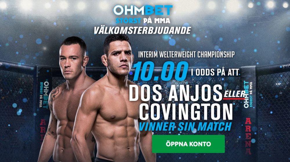 Rafael dos Anjos Colby Covington UFC 225 Ohmbet MMAnytt