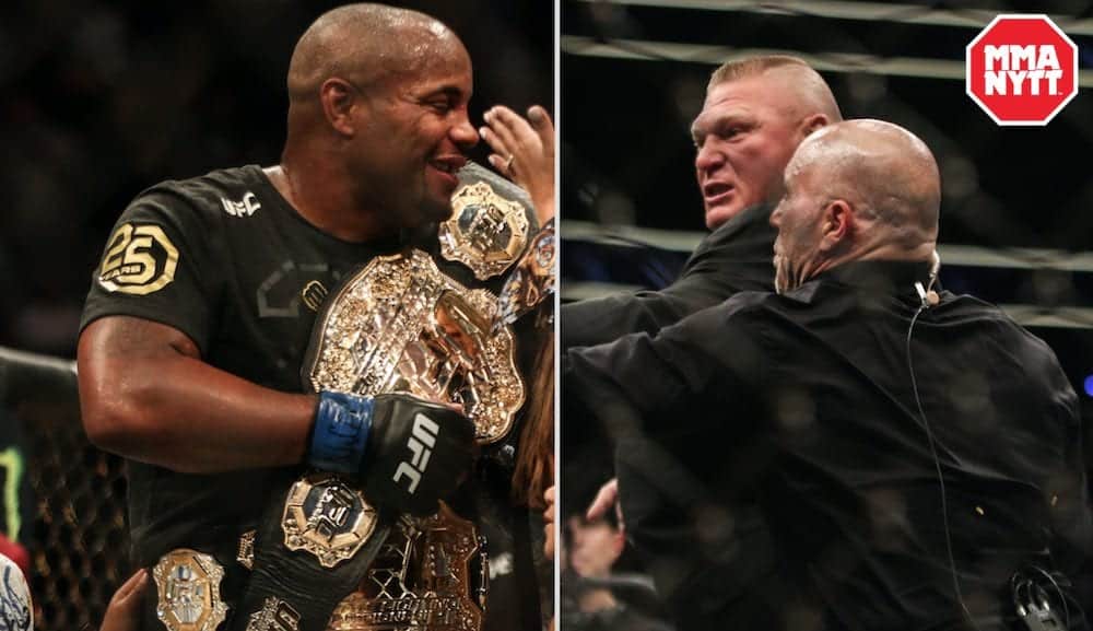 Daniel Cormier Brock Lesnar DC Champ Champ UFC 226 MMA WWE MMAnytt