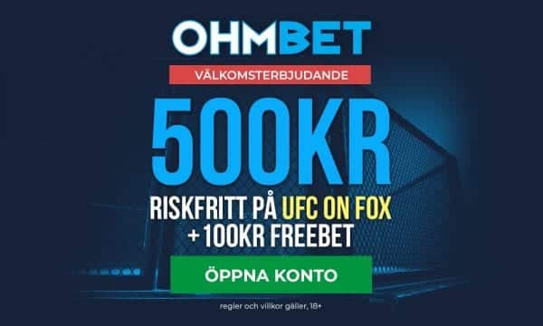 Ohmbet UFC on FOX 30 MMAnytt