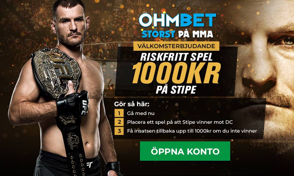 Stipe Miocic UFC 226 Ohmbet MMAnytt