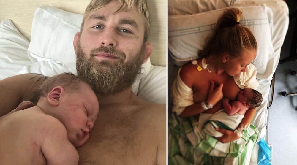 Alexander Gustafsson The Mauler Moa Johansson Baby MMAnytt