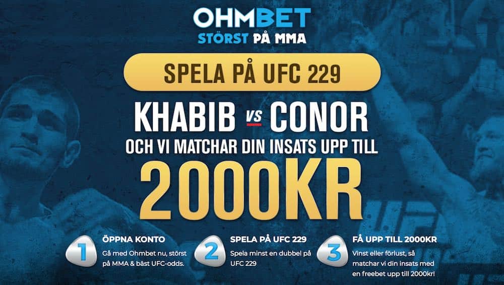 Ohmbet UFC 229: Khabib vs. McGregor