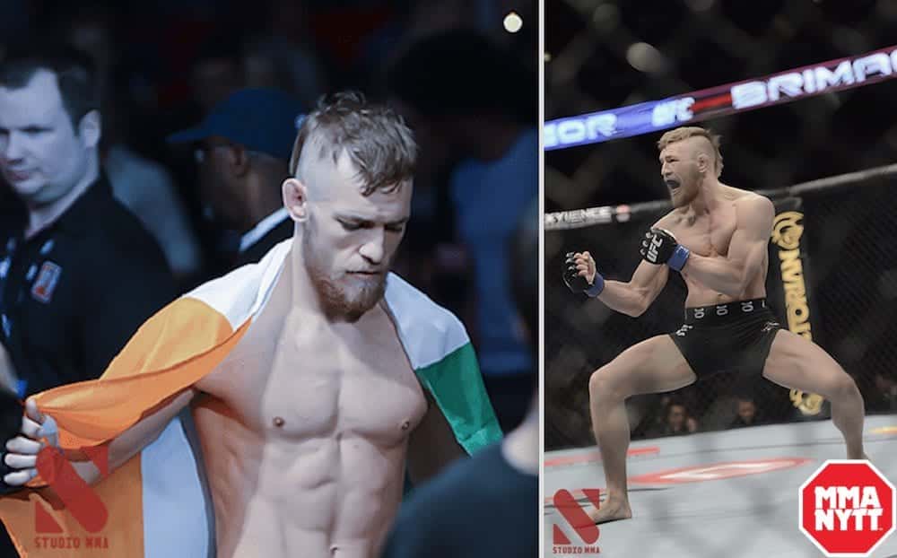 Conor McGregors UFC-debut Globen Stockholm Sverige