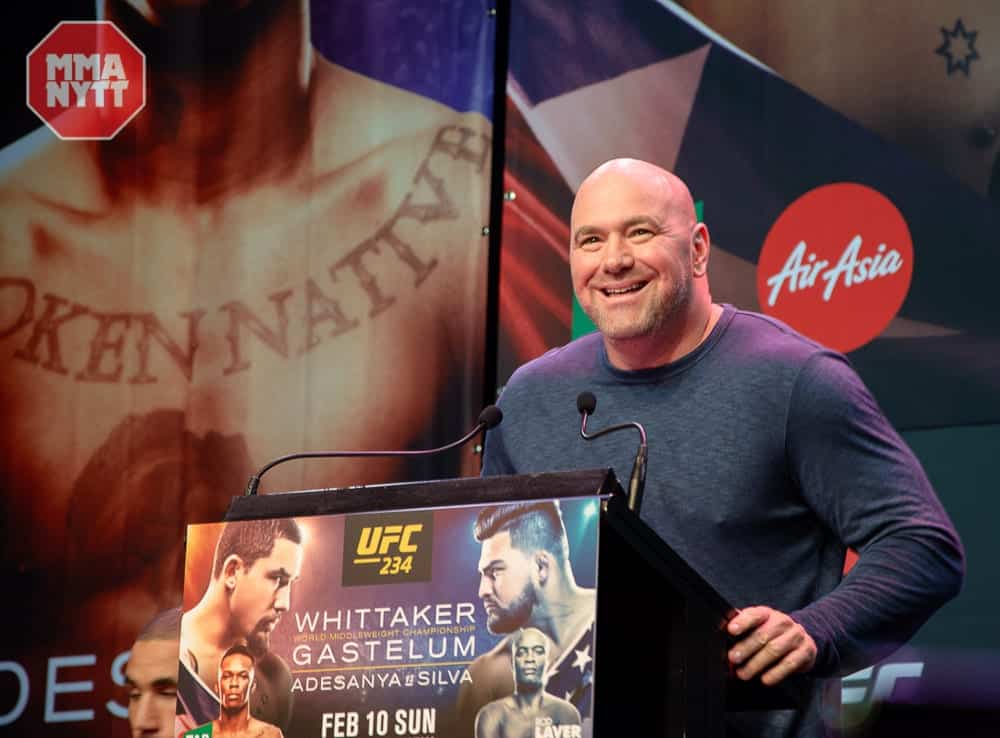 Dana White presskonferens-