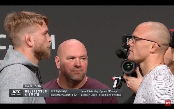 Alexander Gustafsson Anthony Smith UFC Stockholm