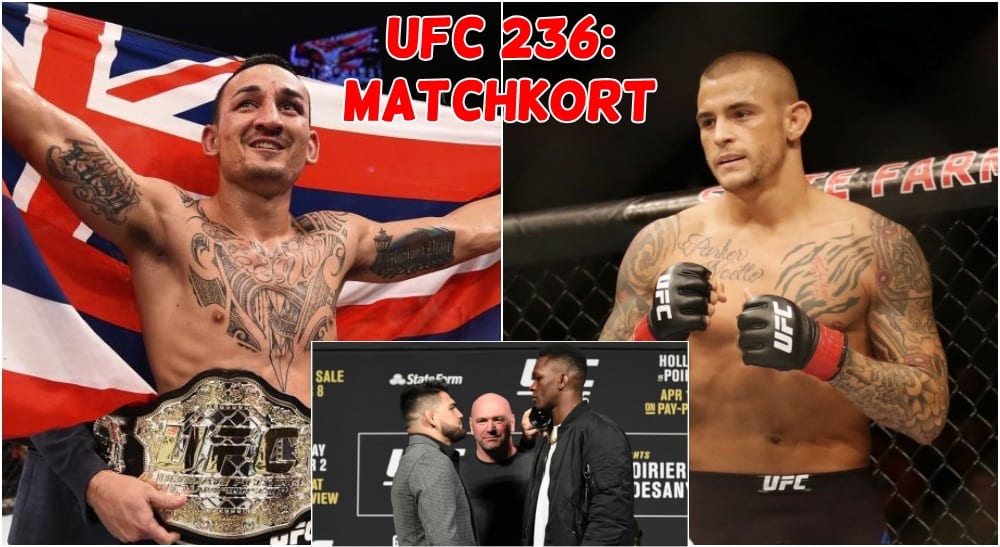 UFC 236 Max Holloway Dustin Poirier Kelvin Gastelum Israel Adesanya MMAnytt