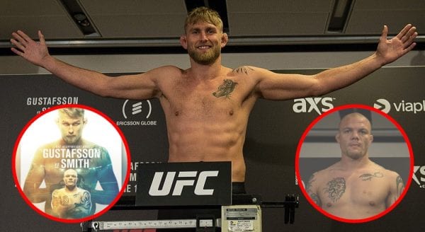 Alexander Gustafsson Anthony Smith UFC Stockholm Weigh In