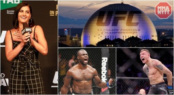 UFC Stockholm Megan Olivi Uriah Hall Jack Hermansson