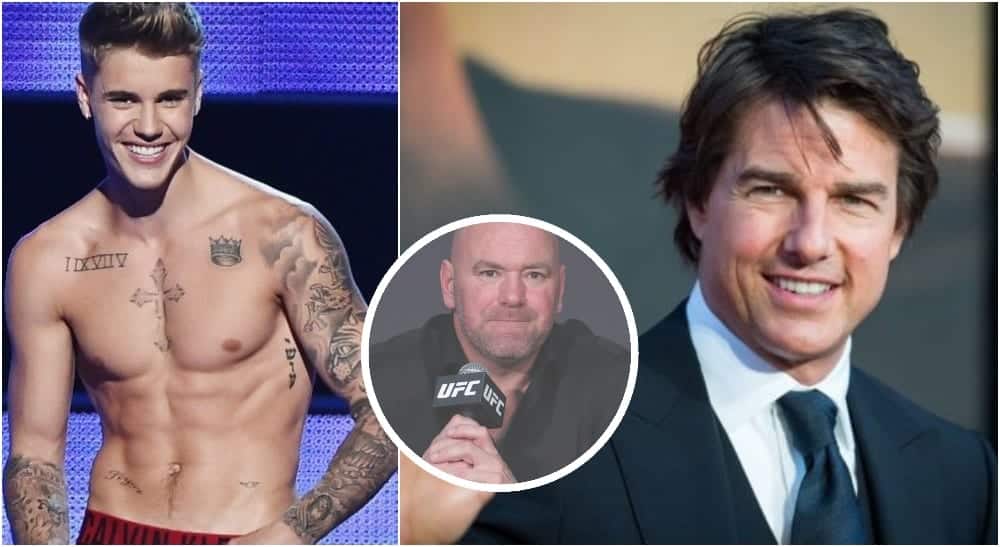 Justin Bieber Tom Cruise UFC Dana White MMAnytt