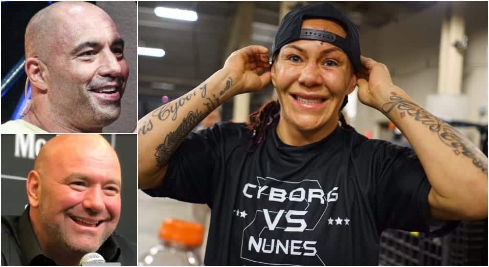 Cris Cyborg Joe Rogan Dana White