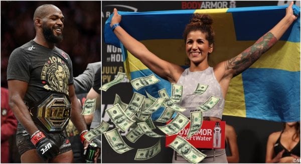 Jon Jones Pannie Kianzad UFC 239 Salaries