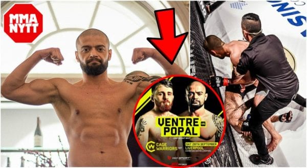 Arman Popal Cage Warriors Foto MMAnytt