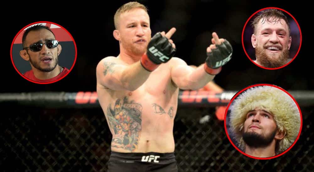 Justin Gaethje Tony Ferguson Khabib Nurmagomedov Conor MCGregor