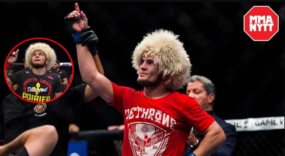 Khabib Nurmagomedov Dustin Poirier tröja