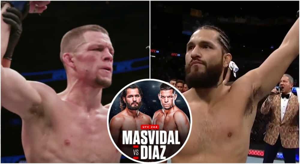 Nate Diaz vs Jorge Masvidal BMF MMA UFC 244 Foto UFC screenshot / ESPN