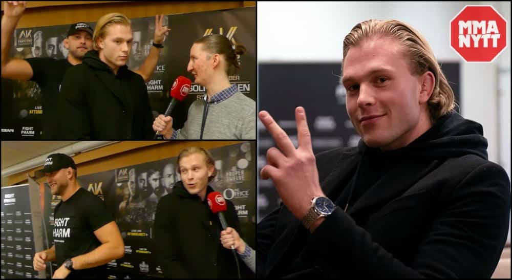 Anton Turkalj Alexander Gustafsson Foto MMAnytt