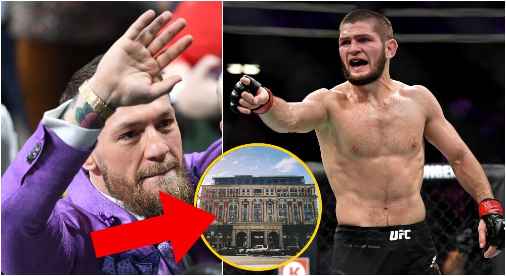 Conor McGregor location Khabib 1