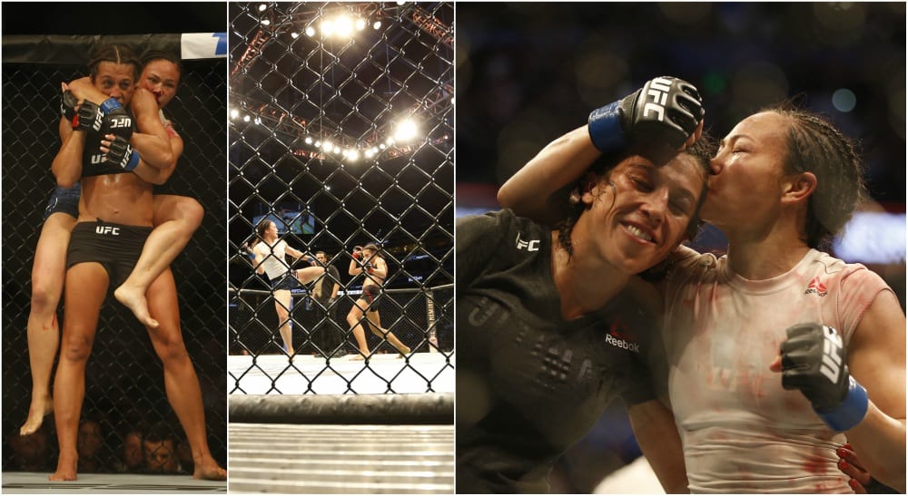 Joanna Jedrzejczyk Michelle Waterson UFC Tampa Foto USA TODAY Sports