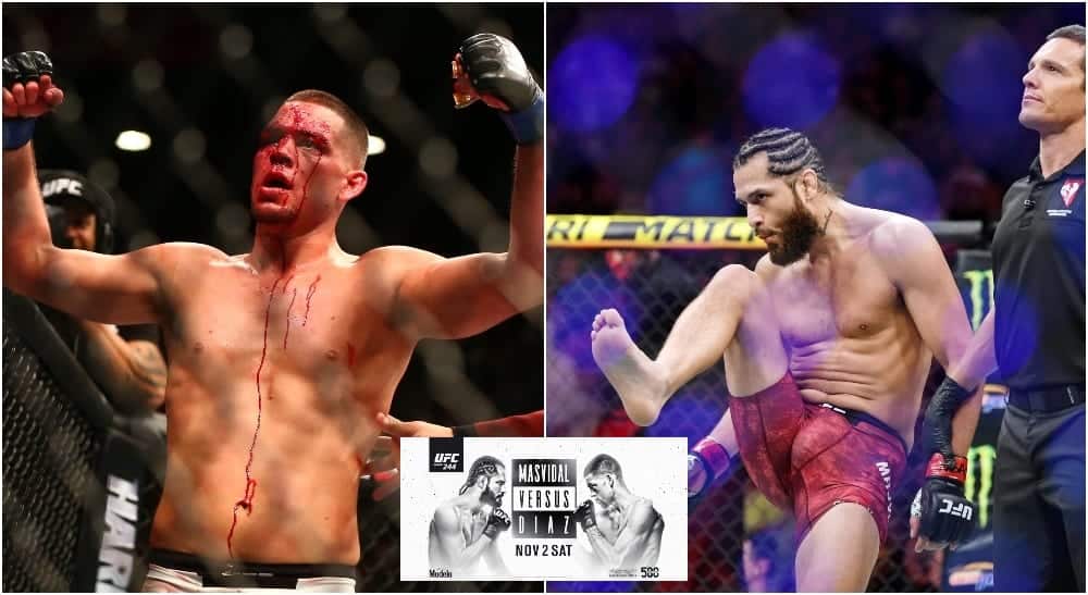 Nate Diaz och Jorge Masvidal – Foto Mark J Rebilas och Stephen R Sylvaine (1)