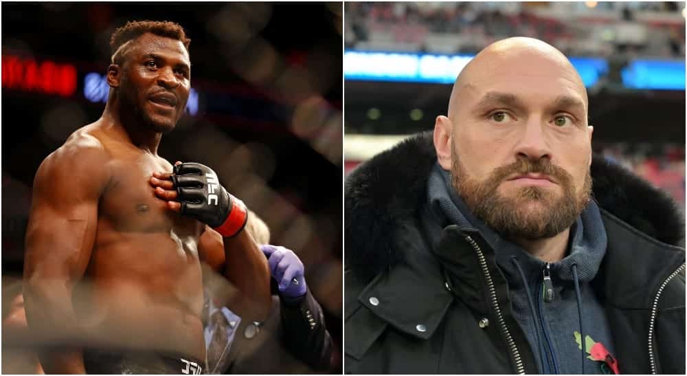 Francis Ngannou Tyson Fury USA Today Sports