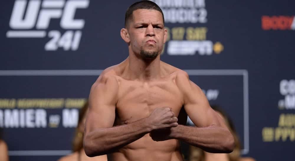 Nate Diaz Weigh In UFC 241 Foto USA TODAY Sports