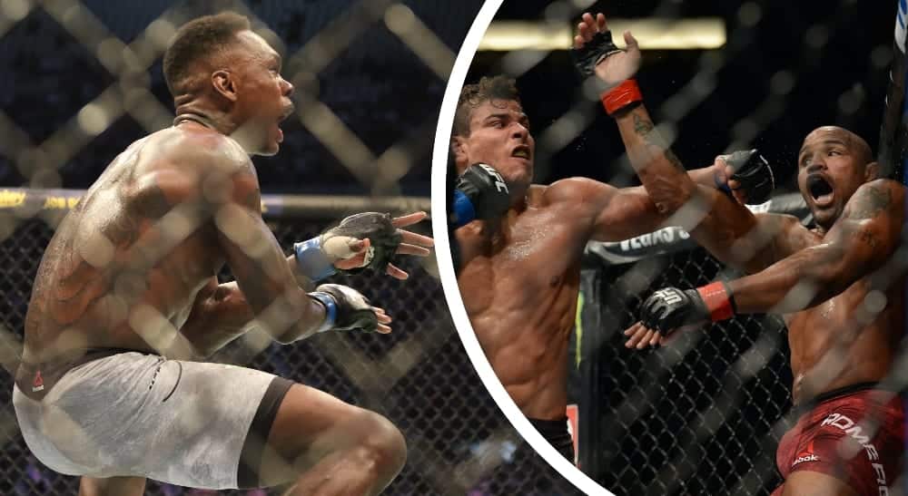 Israel Adesanya Paulo Costa Yoel Romero Foto USA TODAY Sports