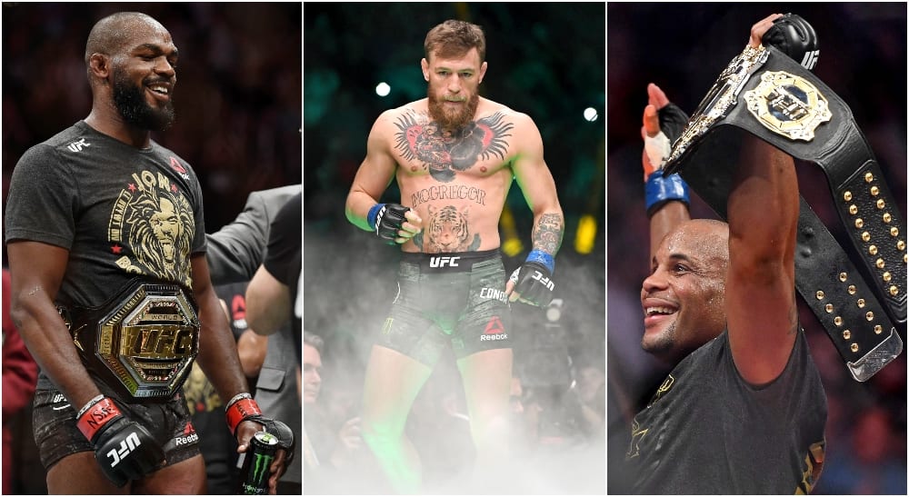 Jon Jones Conor McGregor Daniel Cormier Stephen R Sylvanie