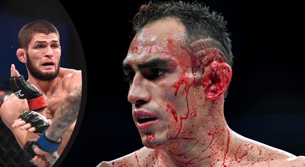 Khabib Tony Ferguson UFC MMA UFC 249: Khabib vs. Ferguson lättvikt hemlig plan