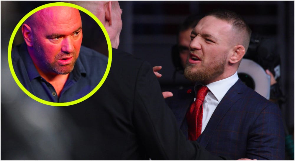 Conor McGregor © Per Haljestam-USA TODAY Sports / Dana White © Mark J. Rebilas-USA TODAY Sports