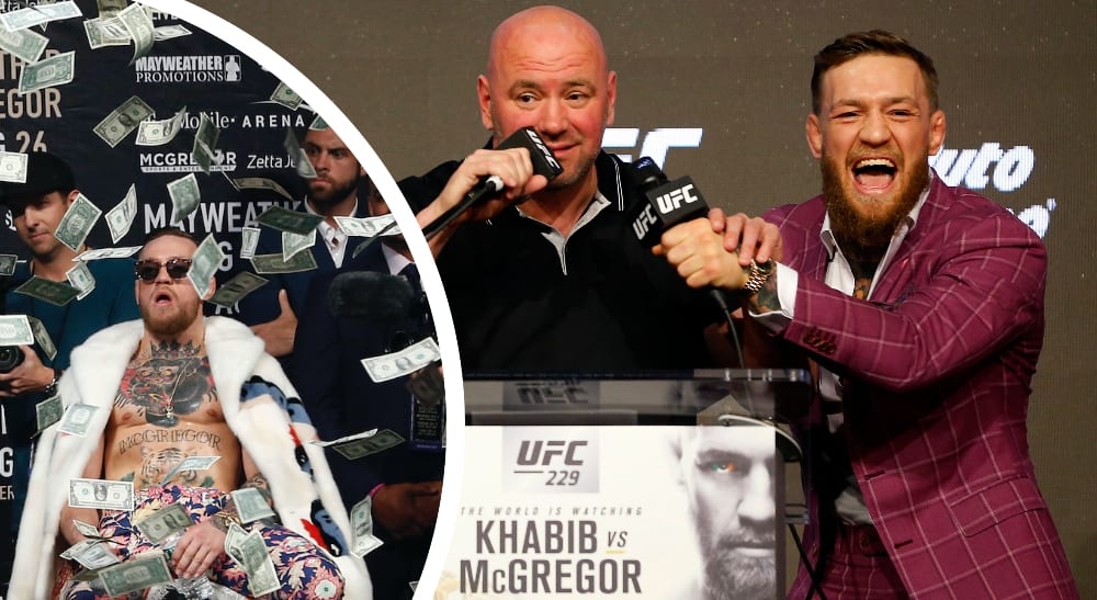 Dana White Conor McGregor UFC Loner Foto USA TODAY Sports