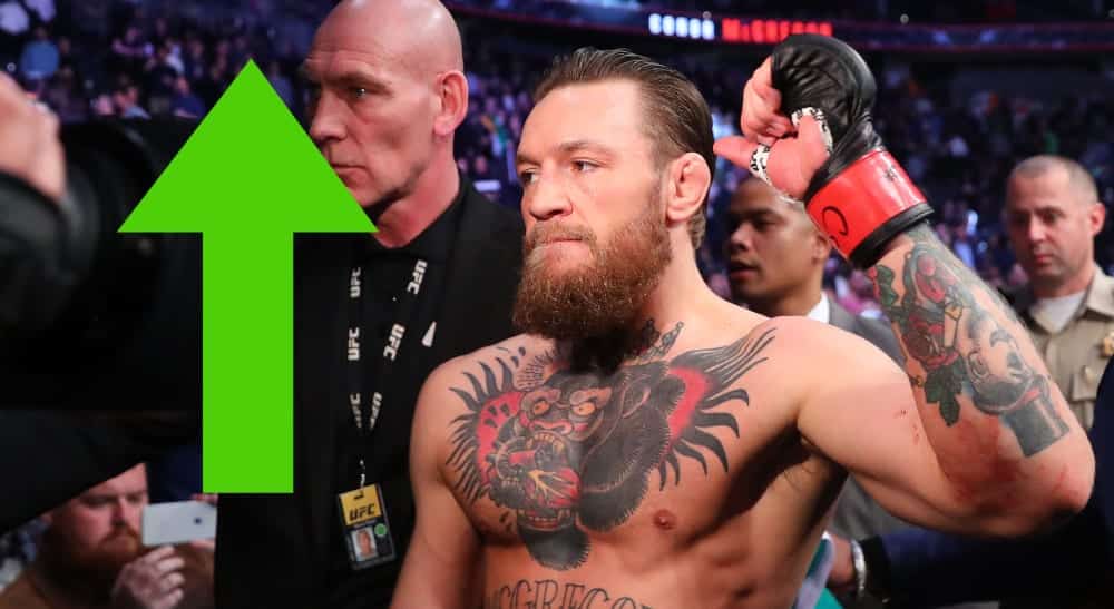 Ny UFCranking Conor McGregor klättrar rejält på flera listor