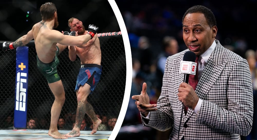 Stephen A Smith Conor McGregor Donald Cerrone Foto USA TODAY Sports