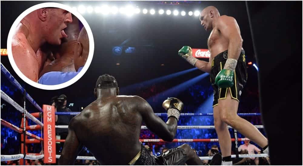 Tyson Fury Deontay Wilder (© Joe Camporeale-USA TODAY Sports)