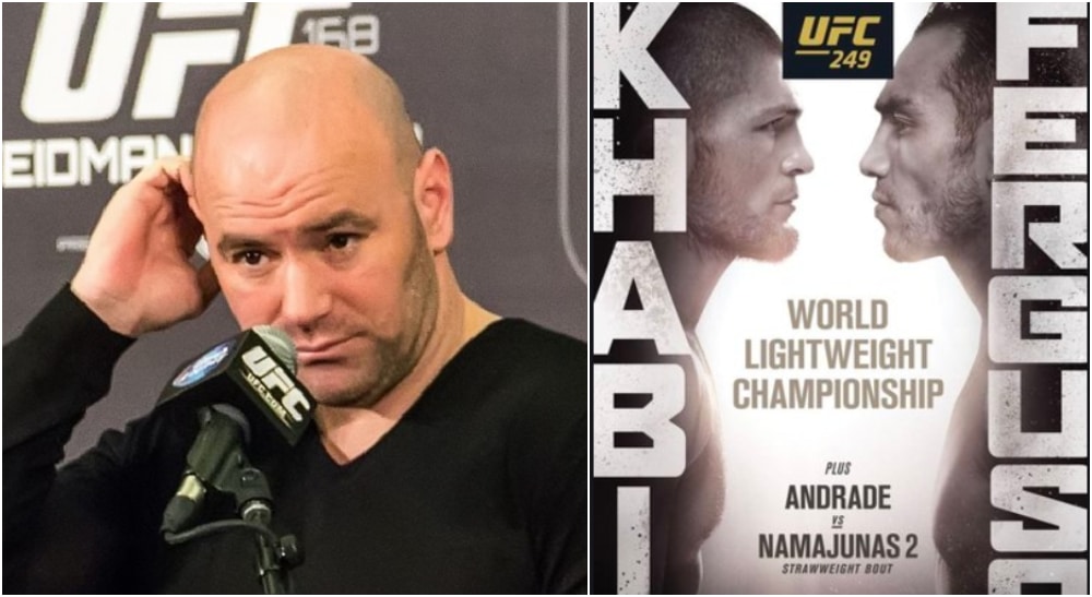 Dana White Khabib Ferguson UFC 249