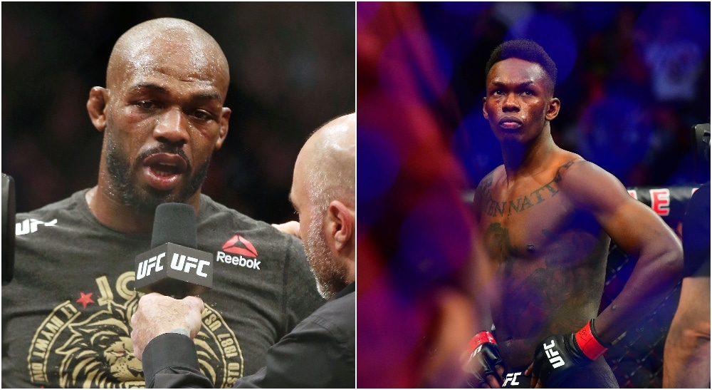 T.v. Jon Jones T.h. Israel Adesanya Foto USA TODAY Sports