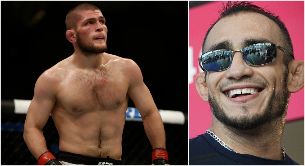 Khabib Nurmagomedov Tony Ferguson Foto USA TODAY Sports _ MMAnytt (4)