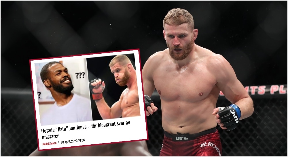 Jan Blachowicz förklar sitt utspel – mot Jon Jones